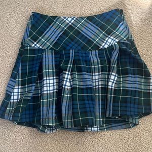 American Eagle plaid shirt skirt